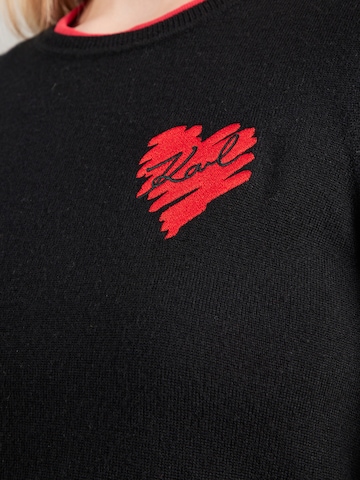 juoda Karl Lagerfeld Megztinis