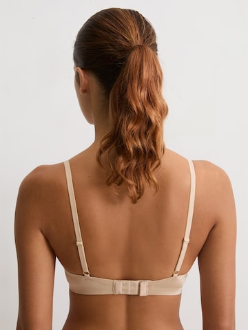 Marc O'Polo T-shirt BH ' Shiny Second Skin ' in Beige