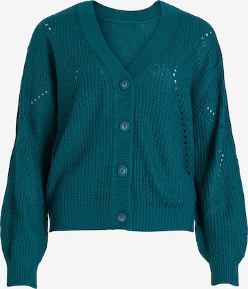 Vila Petite Knit Cardigan in Green: front