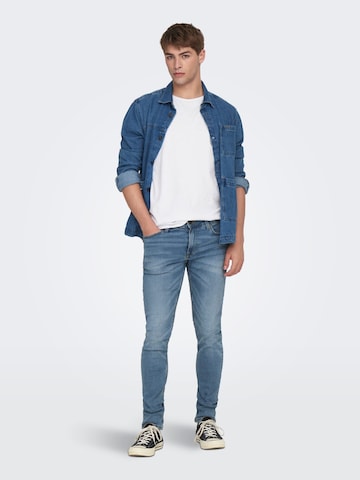 Only & Sons Baggy Jeans 'Loom' in Blauw