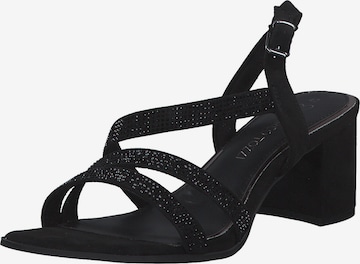MARCO TOZZI Strap Sandals '28343' in Black: front