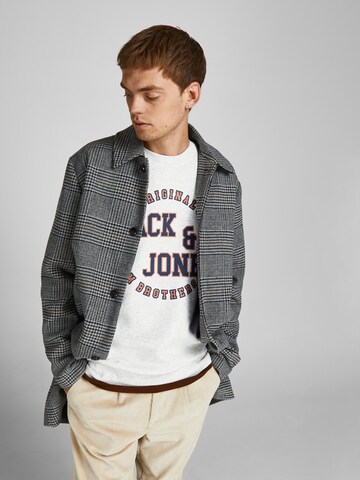 JACK & JONES Sweatshirt 'ARON' in Wit