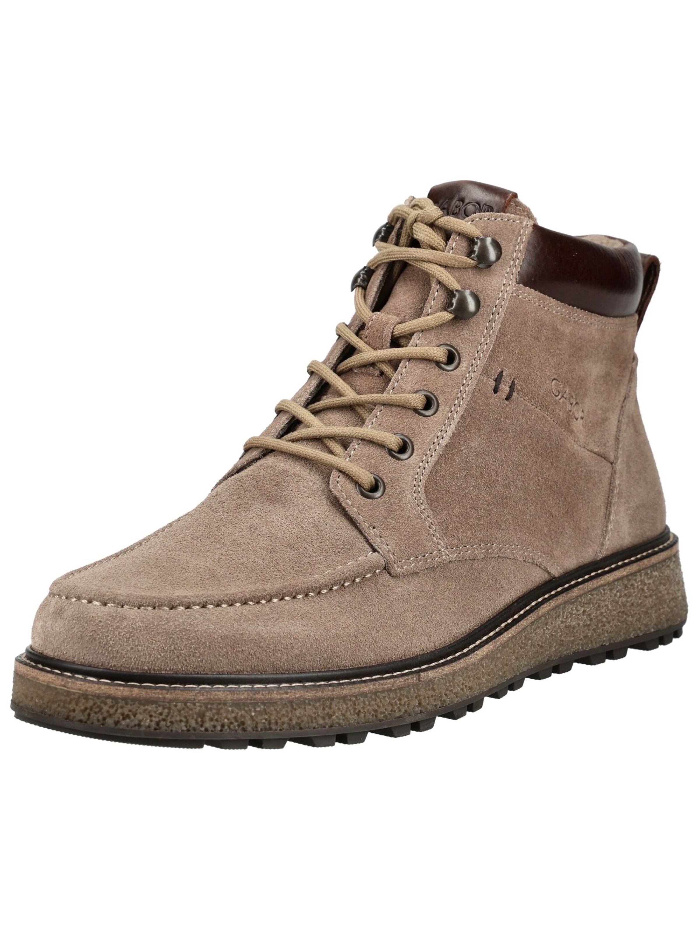 GABOR Schnürboots in Beige: Vorderseite