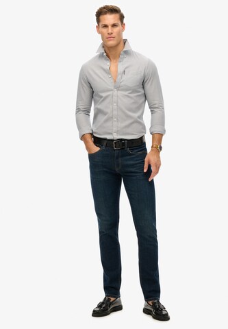 Superdry Regular fit Overhemd 'Essentials' in Blauw