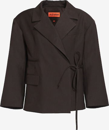 AEMMI Blazers 'WRAP OVERSIZED BLAZER' in Bruin: voorkant