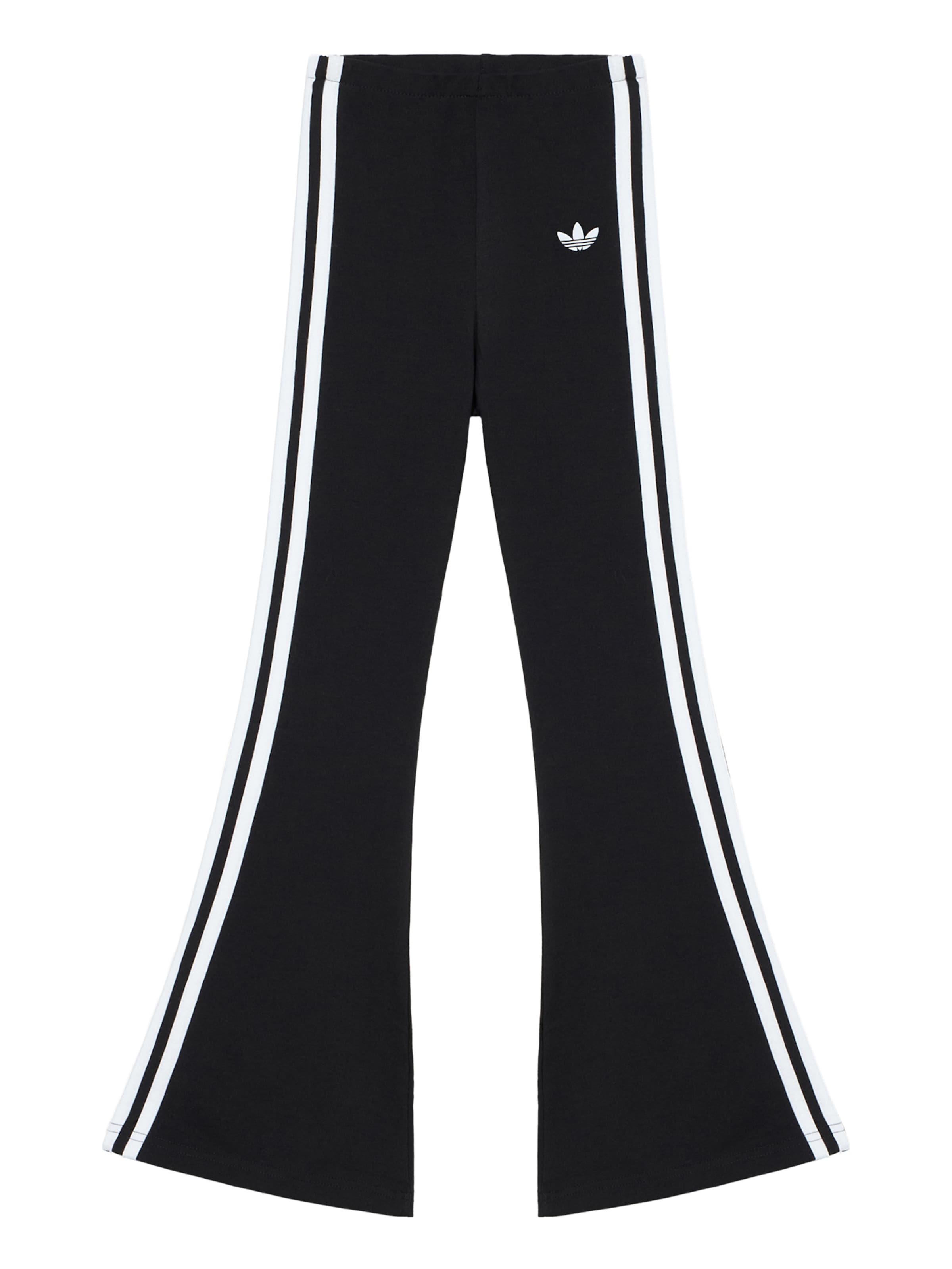ADIDAS ORIGINALS Flared Pants in Black: front
