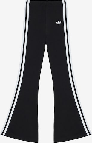 ADIDAS ORIGINALS Flared Παντελόνι σε μαύρο: μπροστά