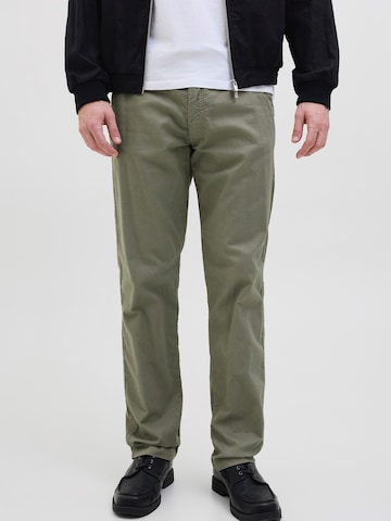 JACK & JONES Regular Chinobyxa 'JPSTKANE' i grön: framsida