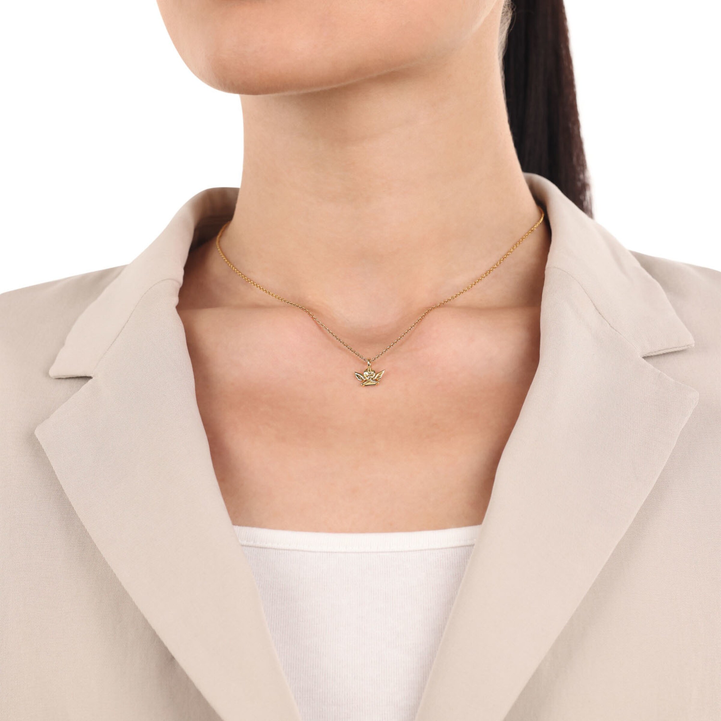 AMOR Anhänger in Gold: Vorderseite