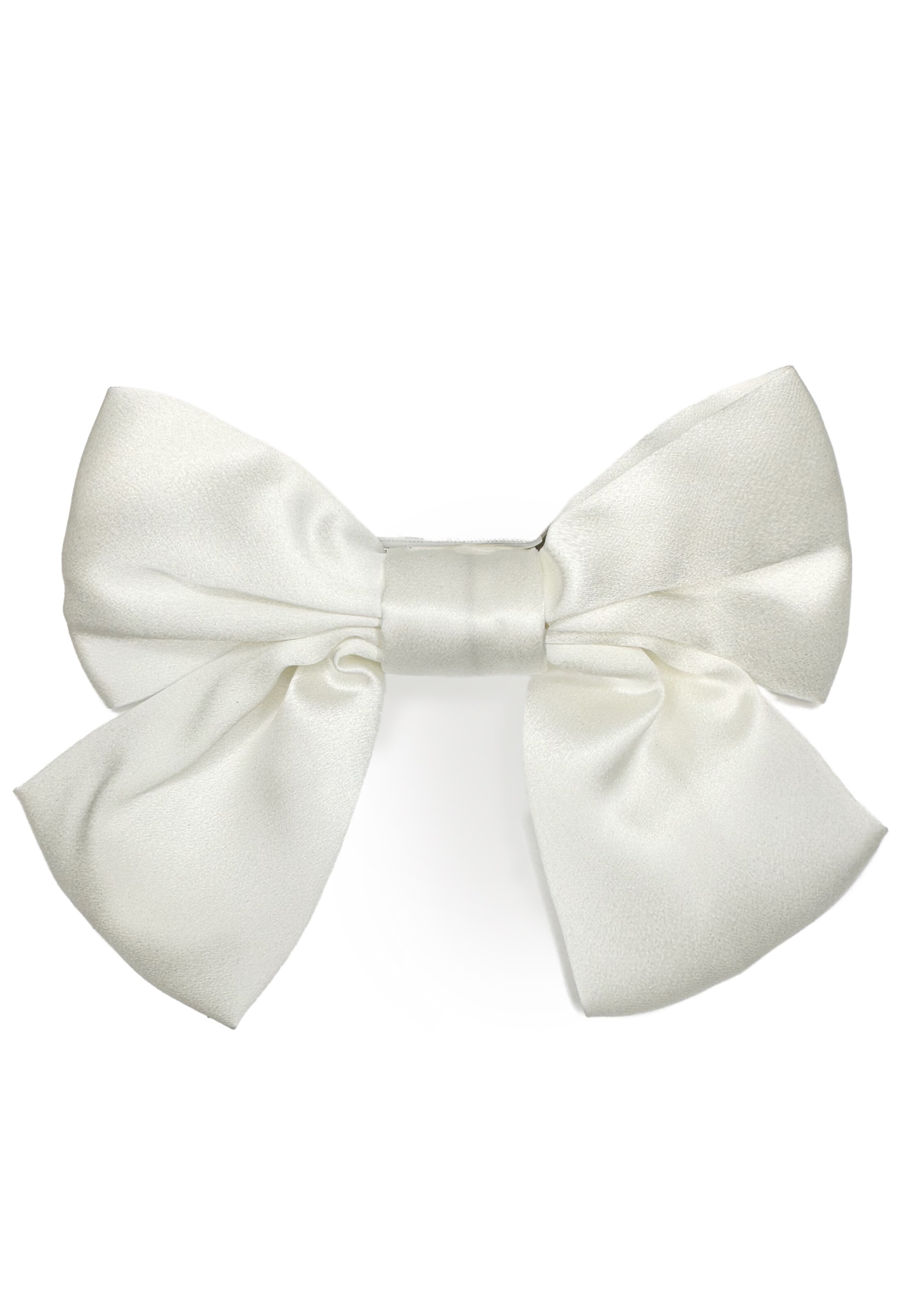 FILIPPA FIRENZE Hair Jewelry 'Silk Bow' in White: front
