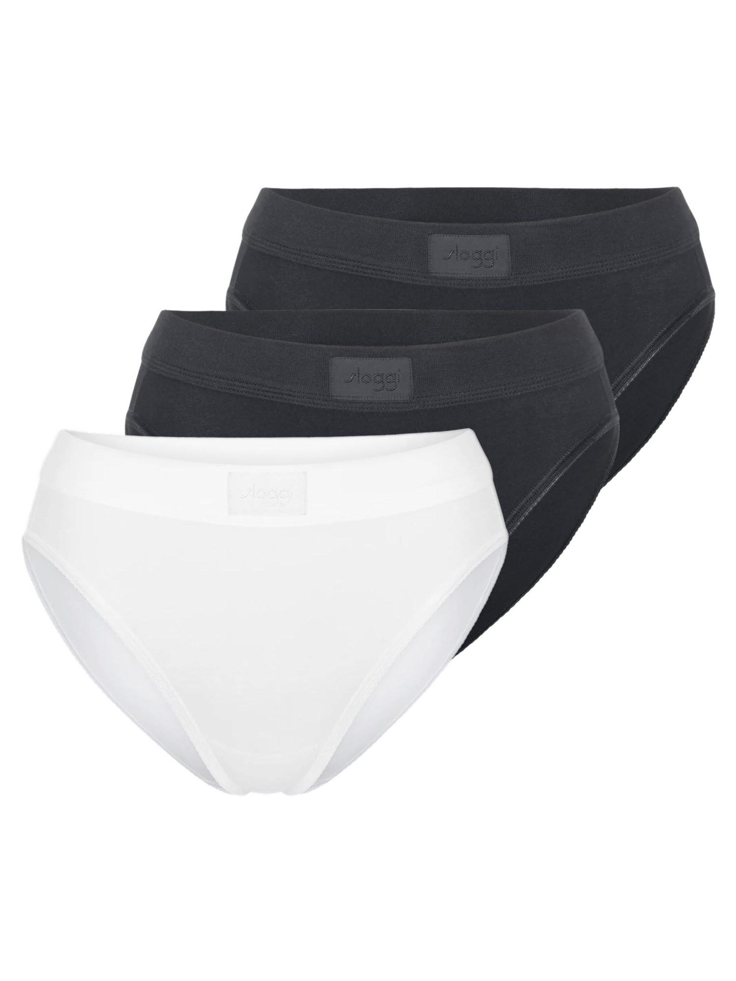 SLOGGI Panty 'Double Comfort T' in Black: front