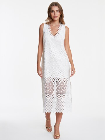 Ana Alcazar Evening dress 'Wabora' in White