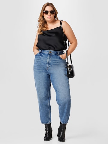 River Island Plus Top in Zwart