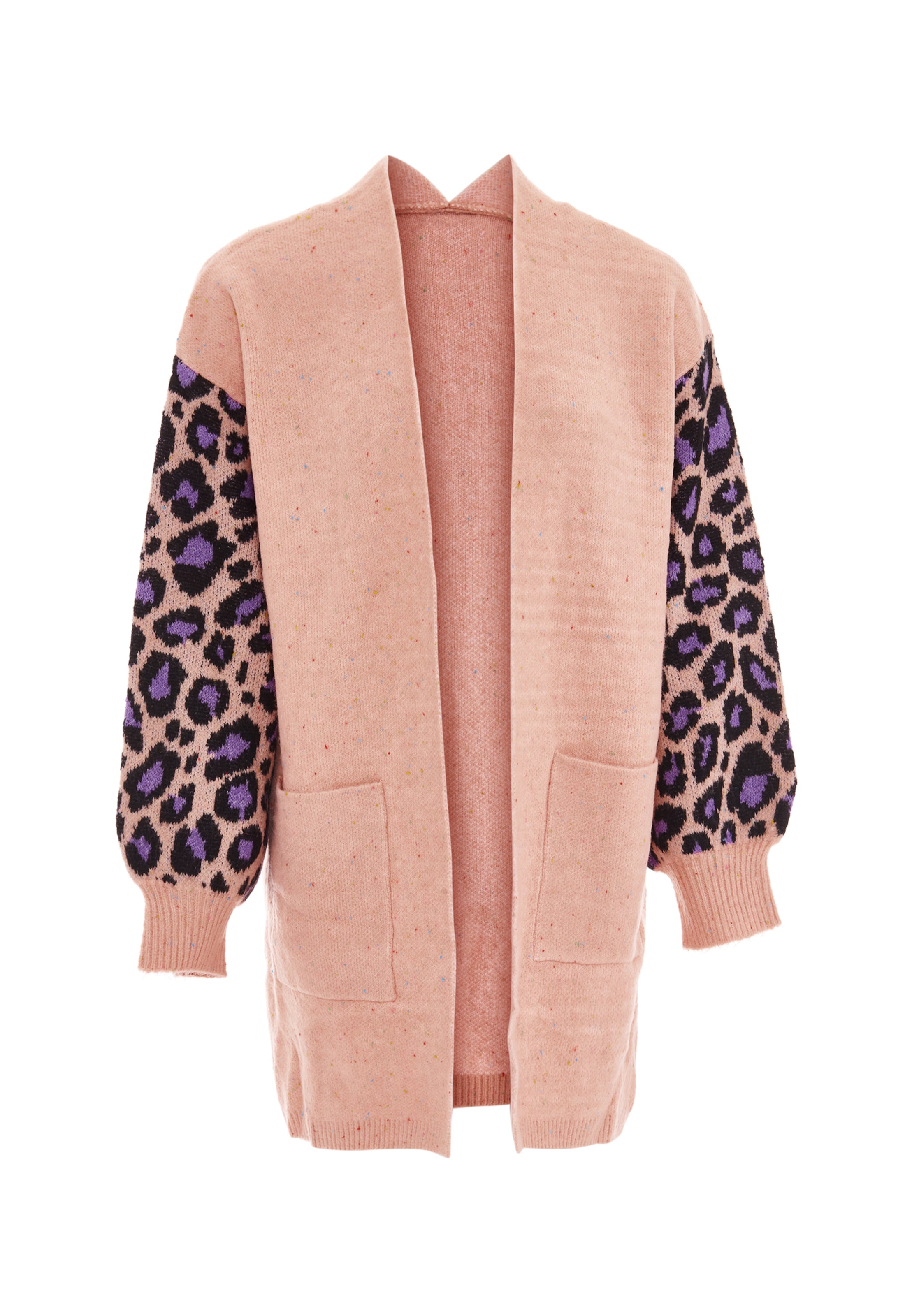 IMANE - Casaco de malha em rosa: frente