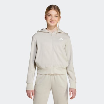 ADIDAS SPORTSWEAR Sports sweat jacket in Grey: front