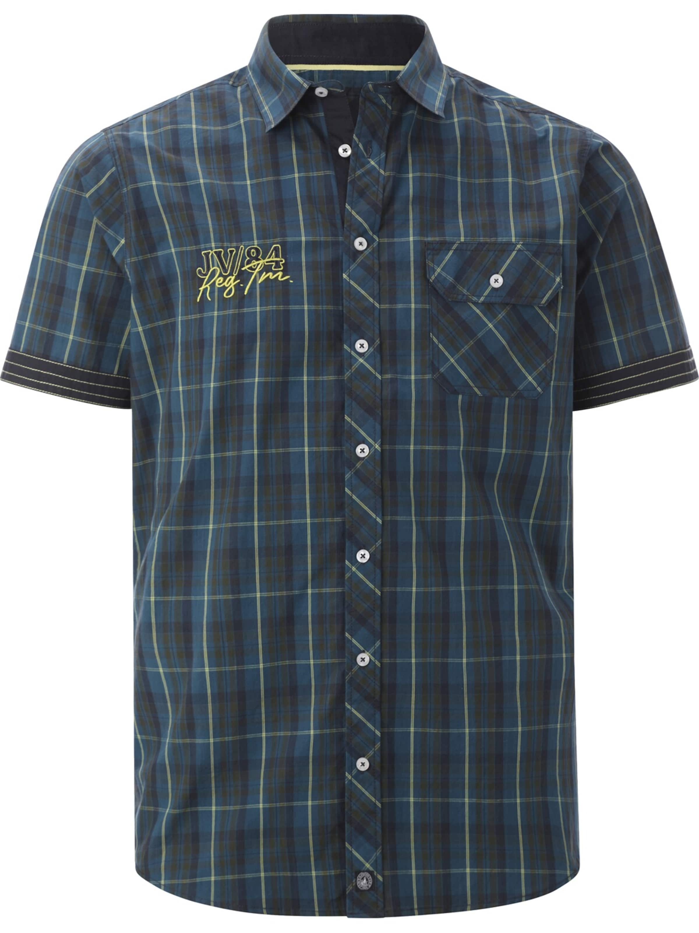 Jan Vanderstorm Hemd ' Emyls ' in Blau: Vorderseite