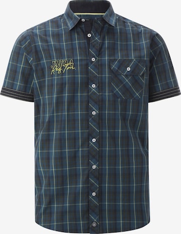 Jan Vanderstorm Comfort Fit Hemd ' Emyls ' in Blau: Vorderseite