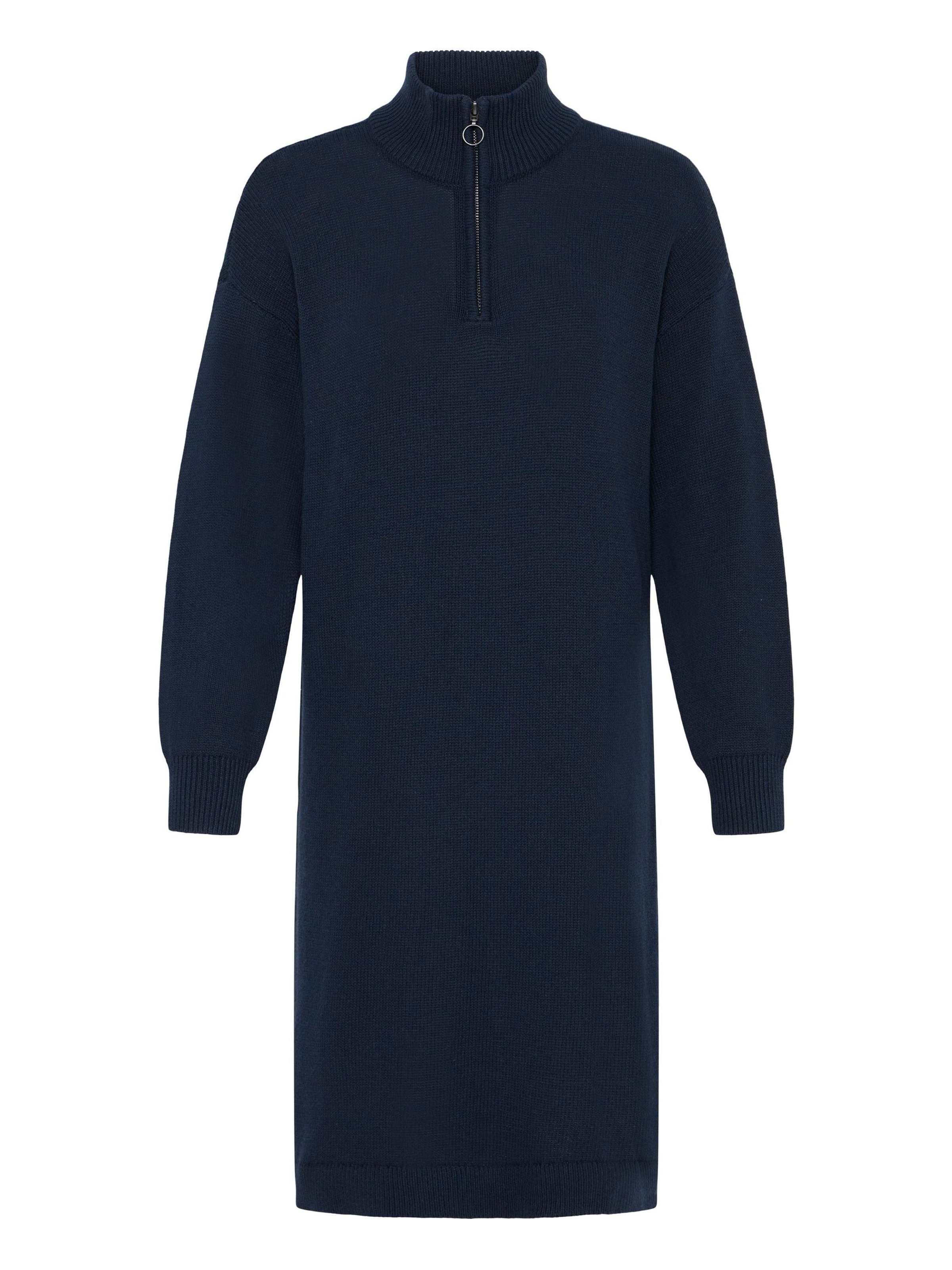 Oxmo Knit dress ' OXFSANVA ' in Blue: front