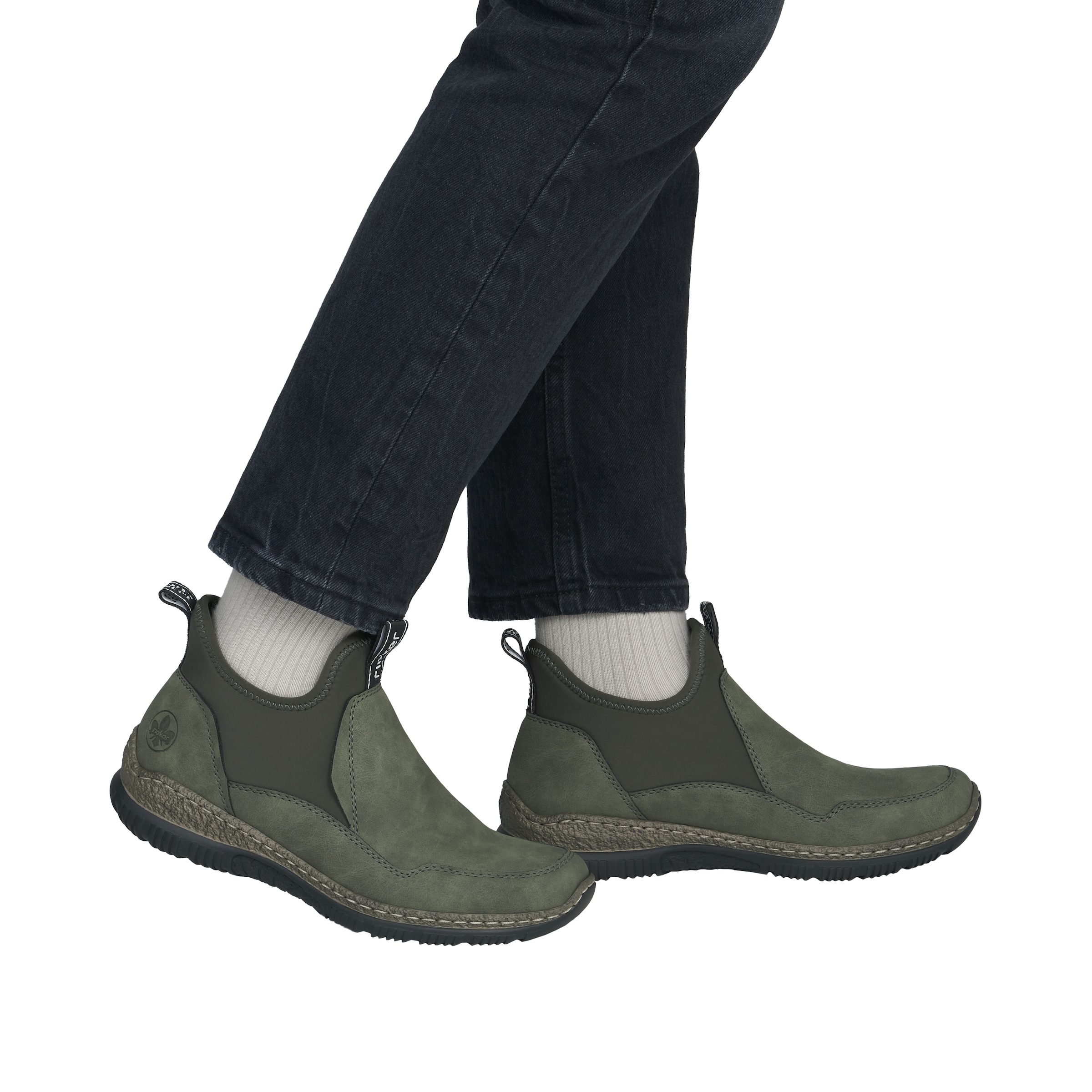 Rieker Slip On in Grün