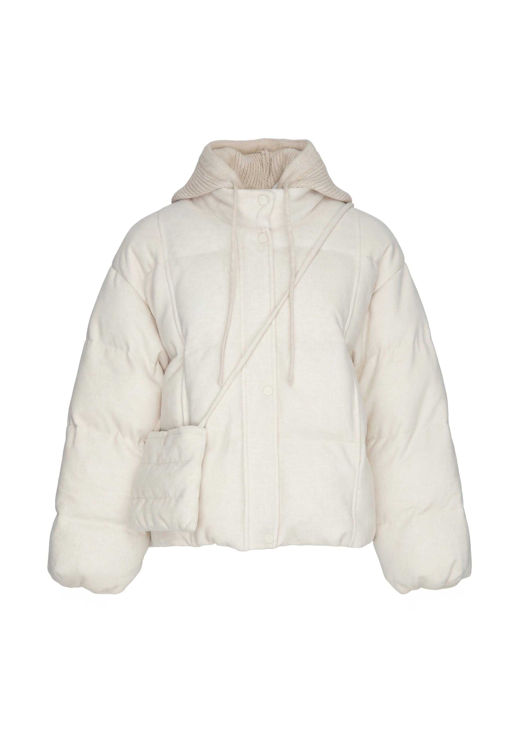 Veste d’hiver MYMO en beige : devant