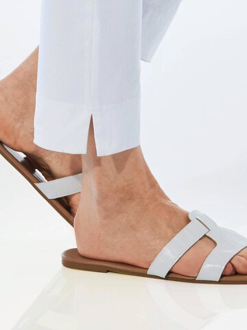 Goldner Tapered Trousers 'LOUISA' in White