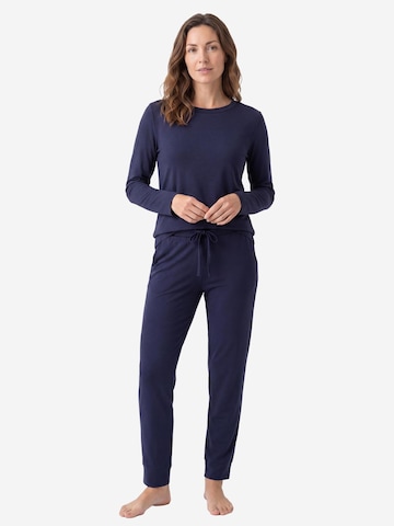 SCHIESSER Pajama 'Mix & Relax' in Blue