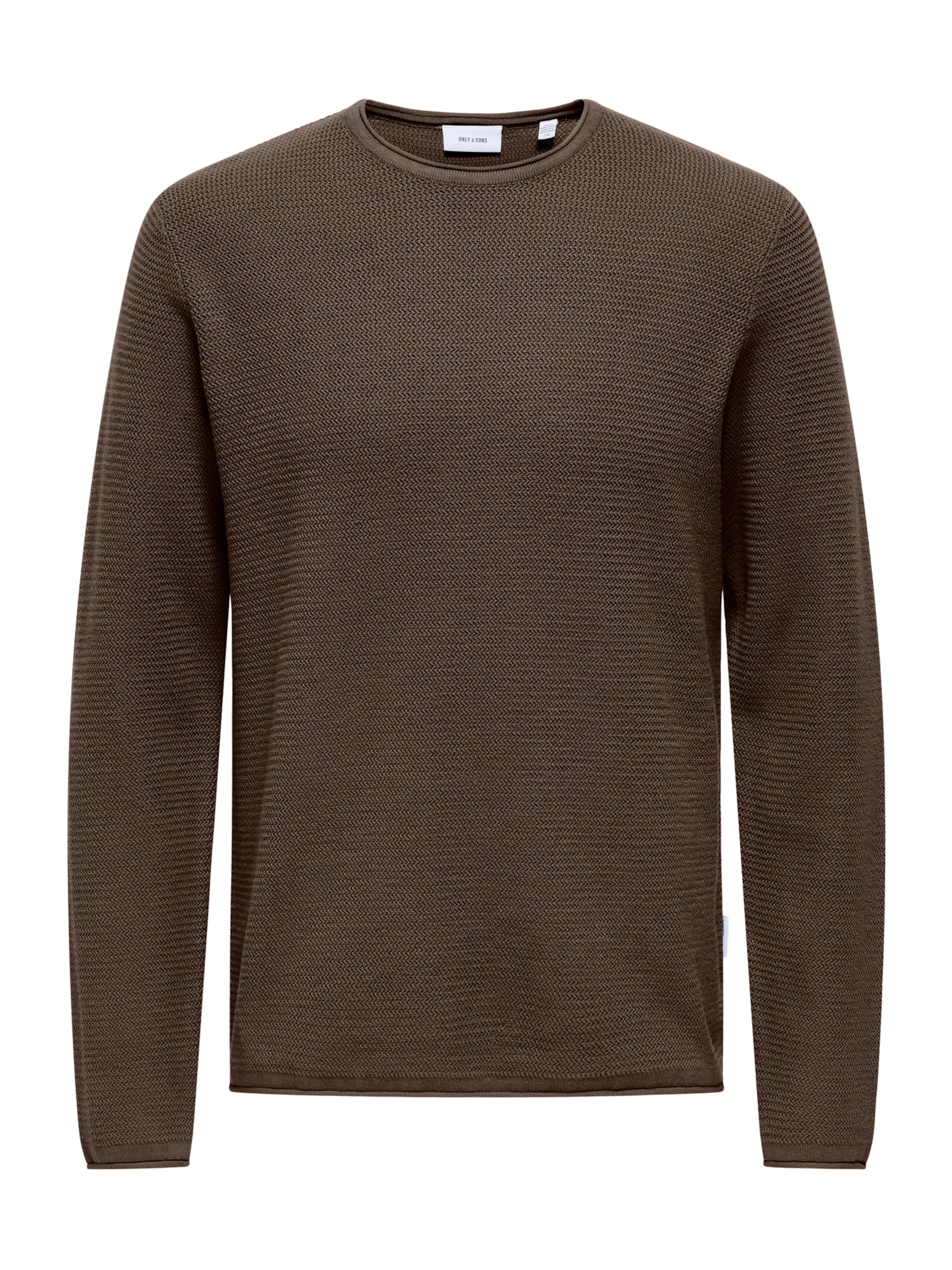 Pull-over 'ERIC' Only & Sons en marron : devant