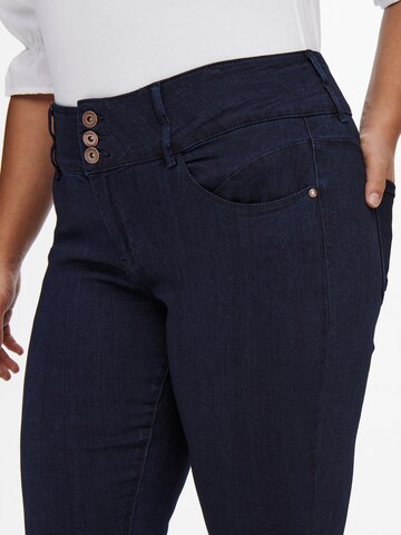 ONLY Carmakoma Skinny Jeans 'Anna' in Blauw