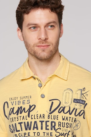 CAMP DAVID Poloshirt in Gelb