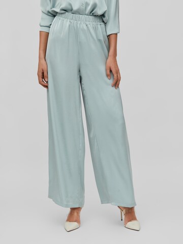 VILA Wide leg Trousers 'Clair' in Green: front