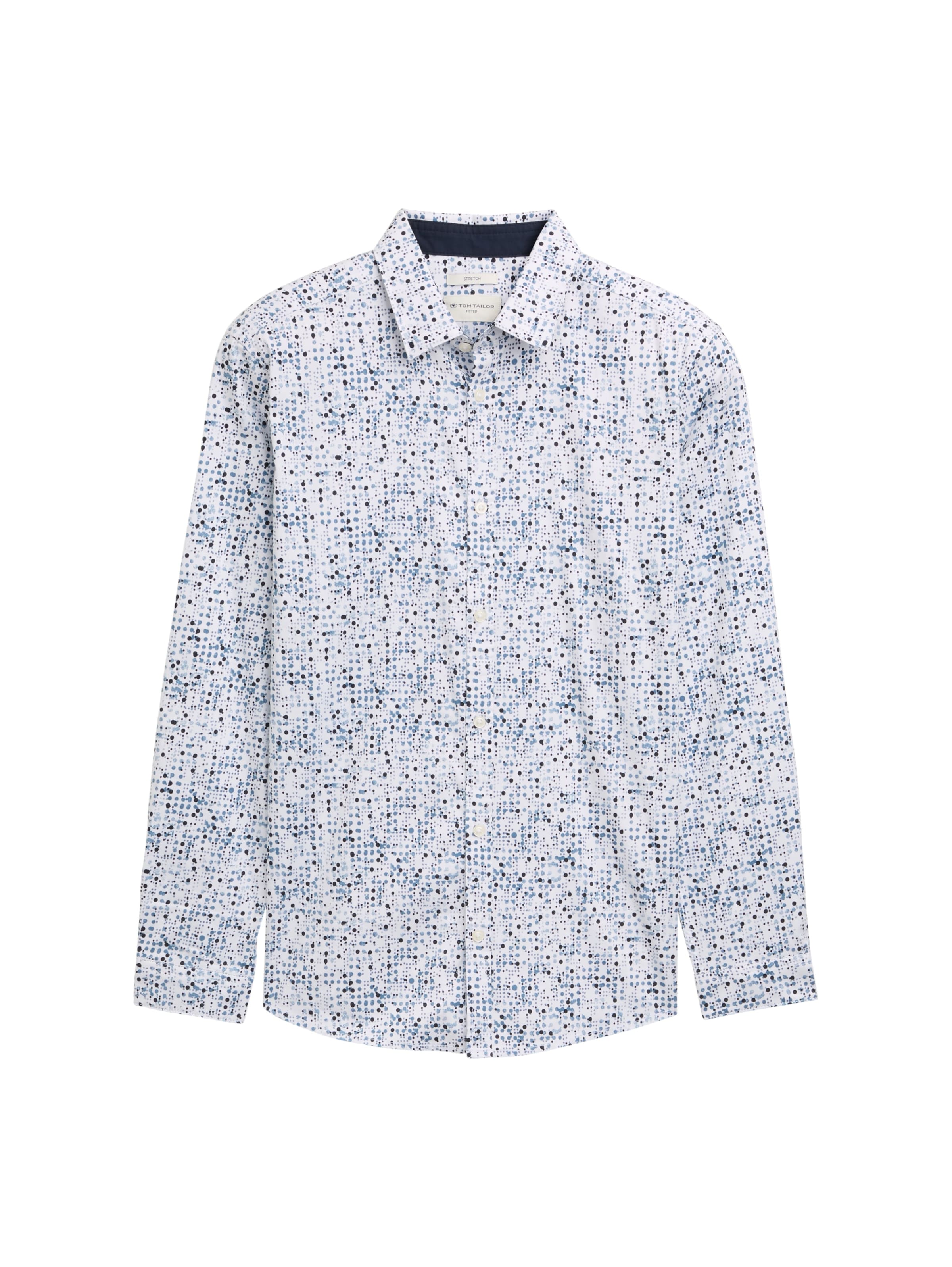 TOM TAILOR Средняя посадка Рубашка в Синий: спереди