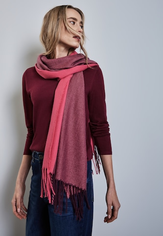 STREET ONE Scarf in Red: front