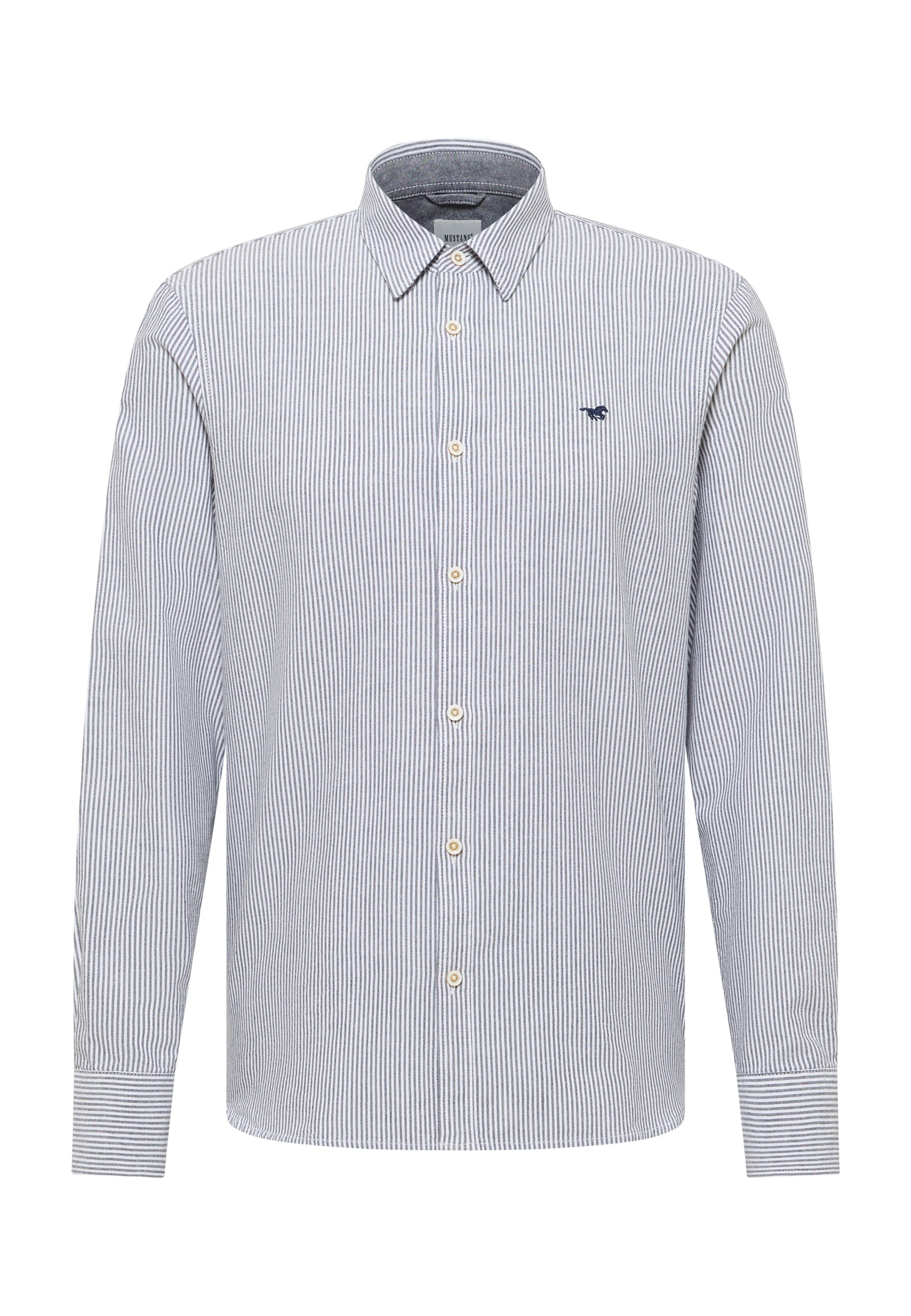 MUSTANG Regular Fit Hemd 'Edinburg' in Blau: Vorderseite