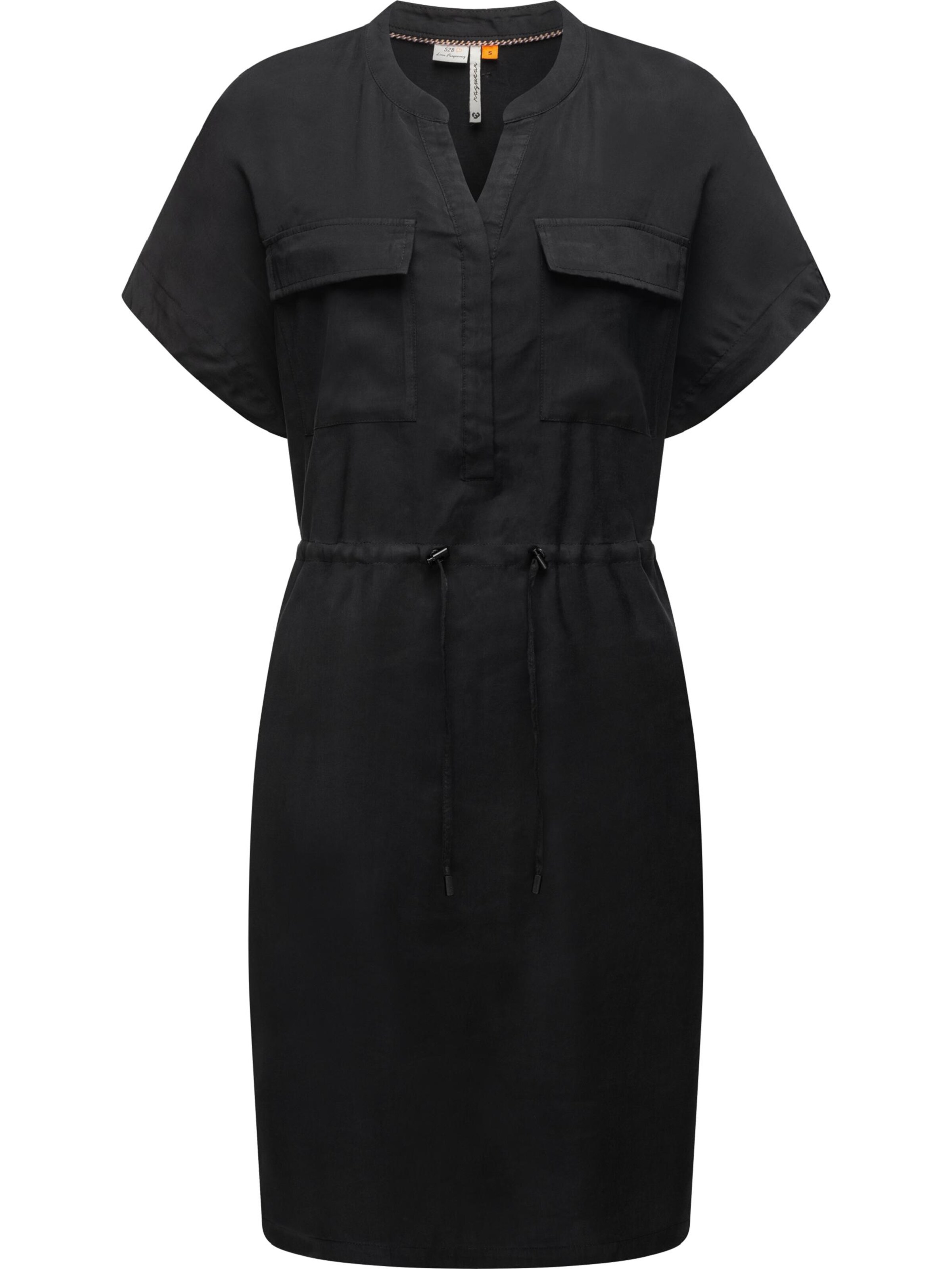 Ragwear Φόρεμα 'Roisa' σε μαύρο: μπροστά