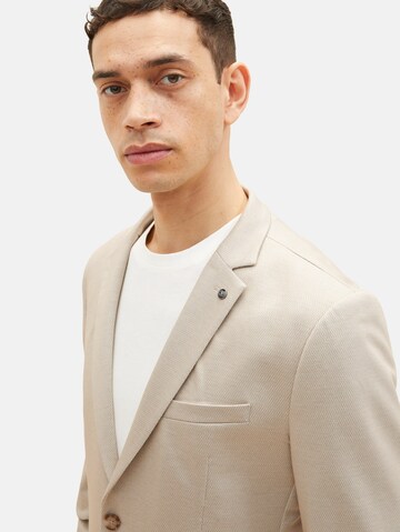 TOM TAILOR Regular Fit Sakko in Beige