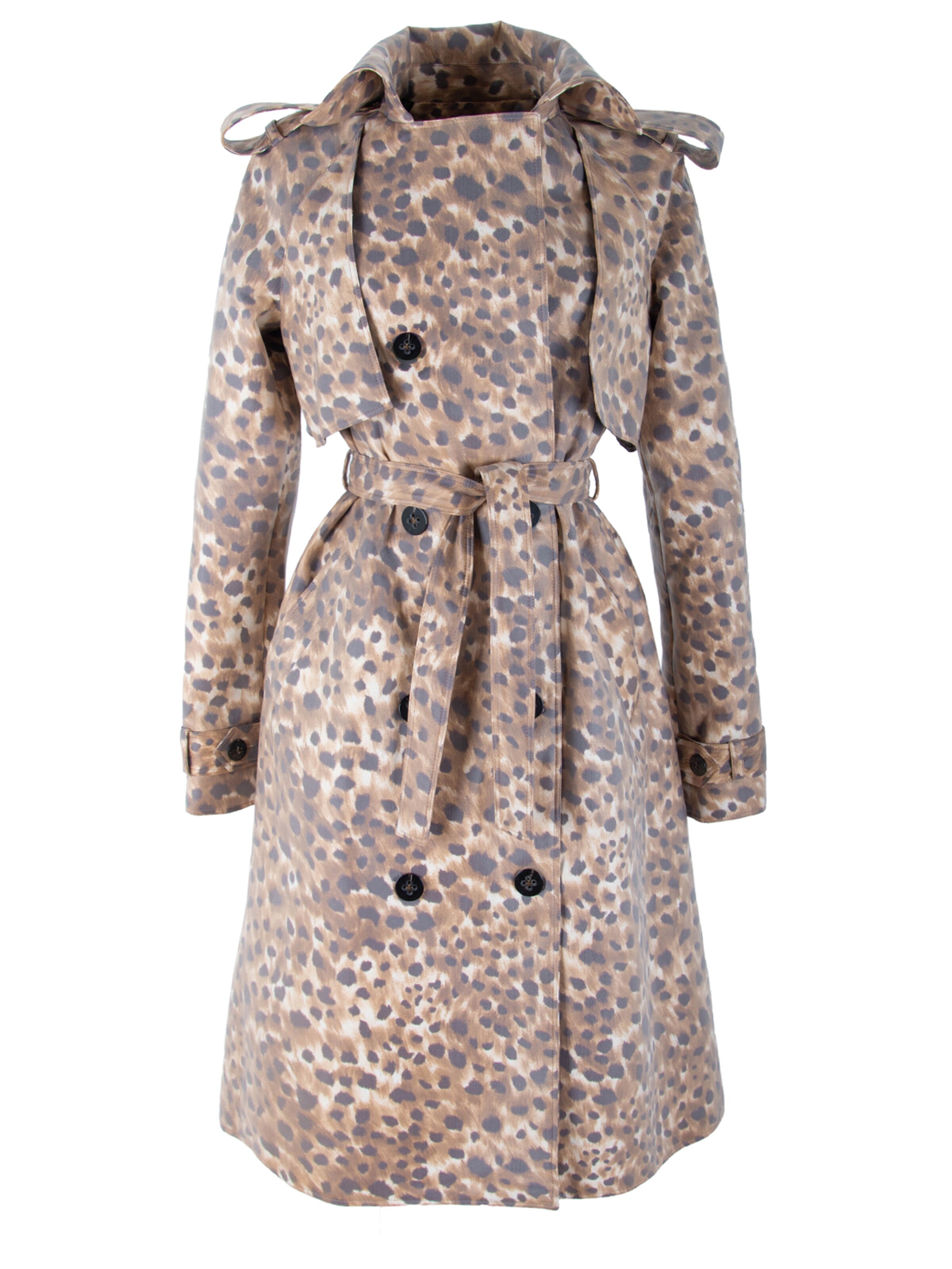 Rua & Rua Between-Seasons Coat in Brown