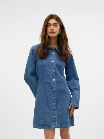 VERO MODA Shirt dress 'VMHilja' in Blue: front