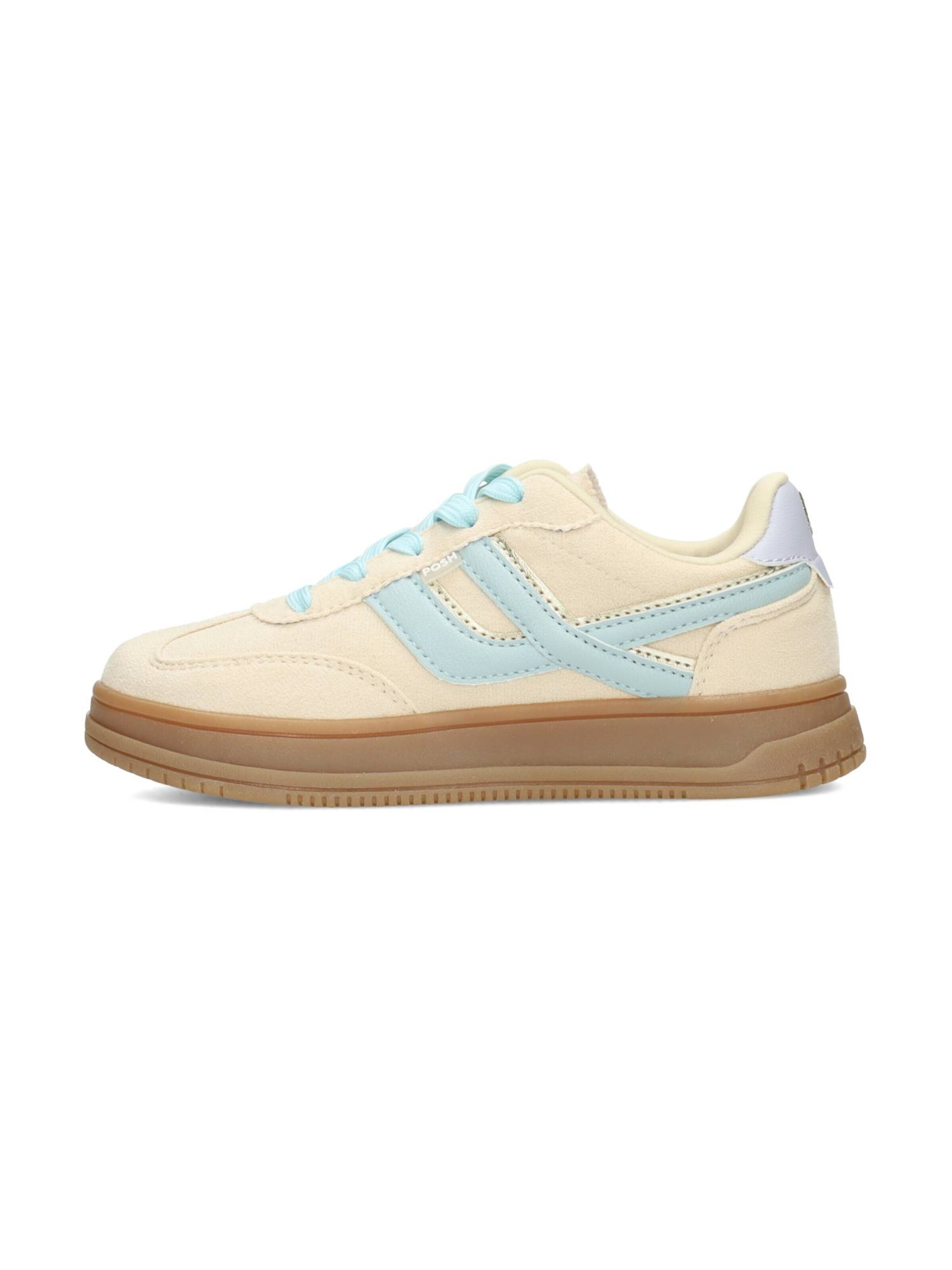 POSH by Poelman Sneakers in Beige: voorkant