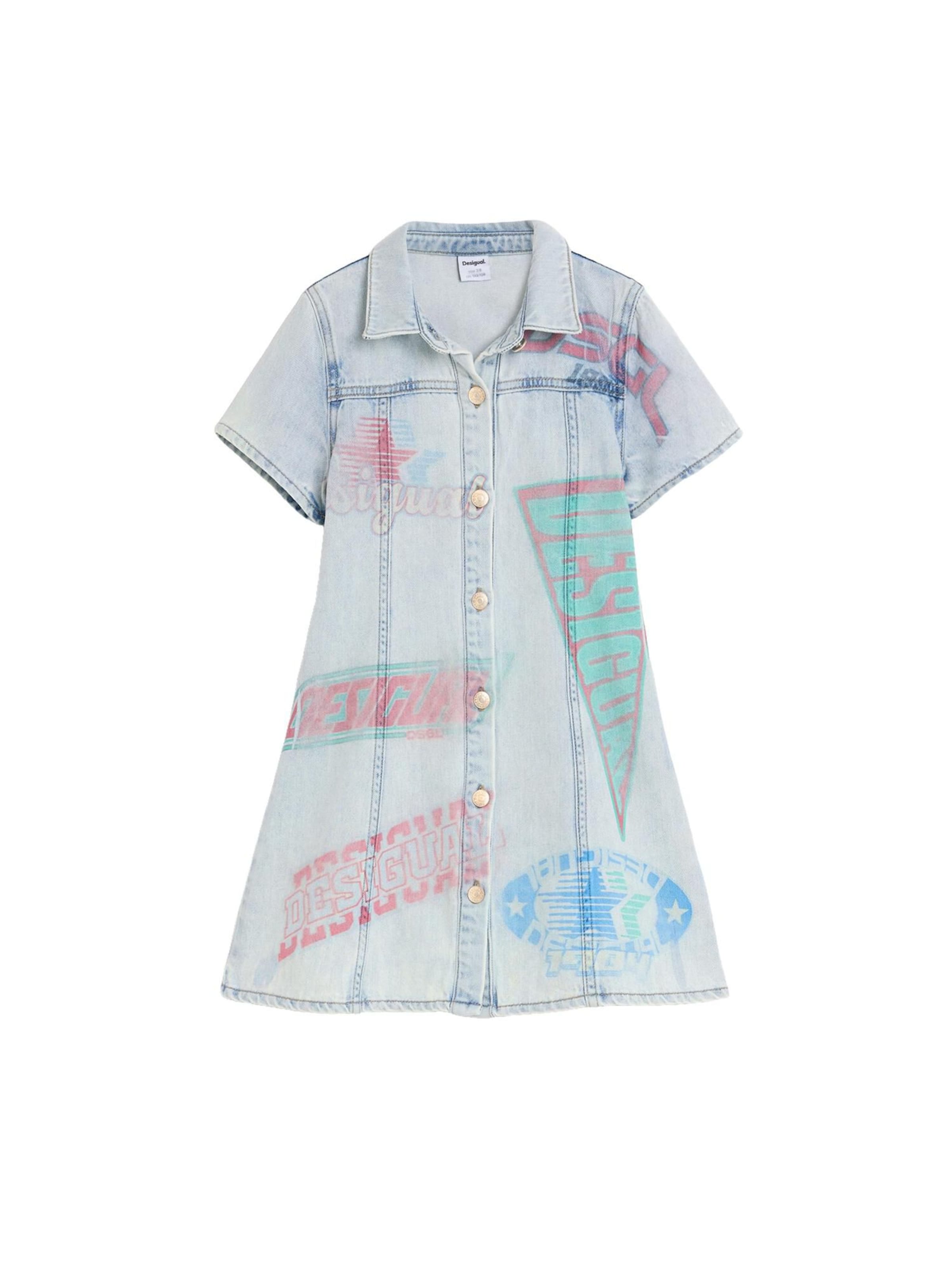 Desigual Mekko värissä sininen: etupuoli