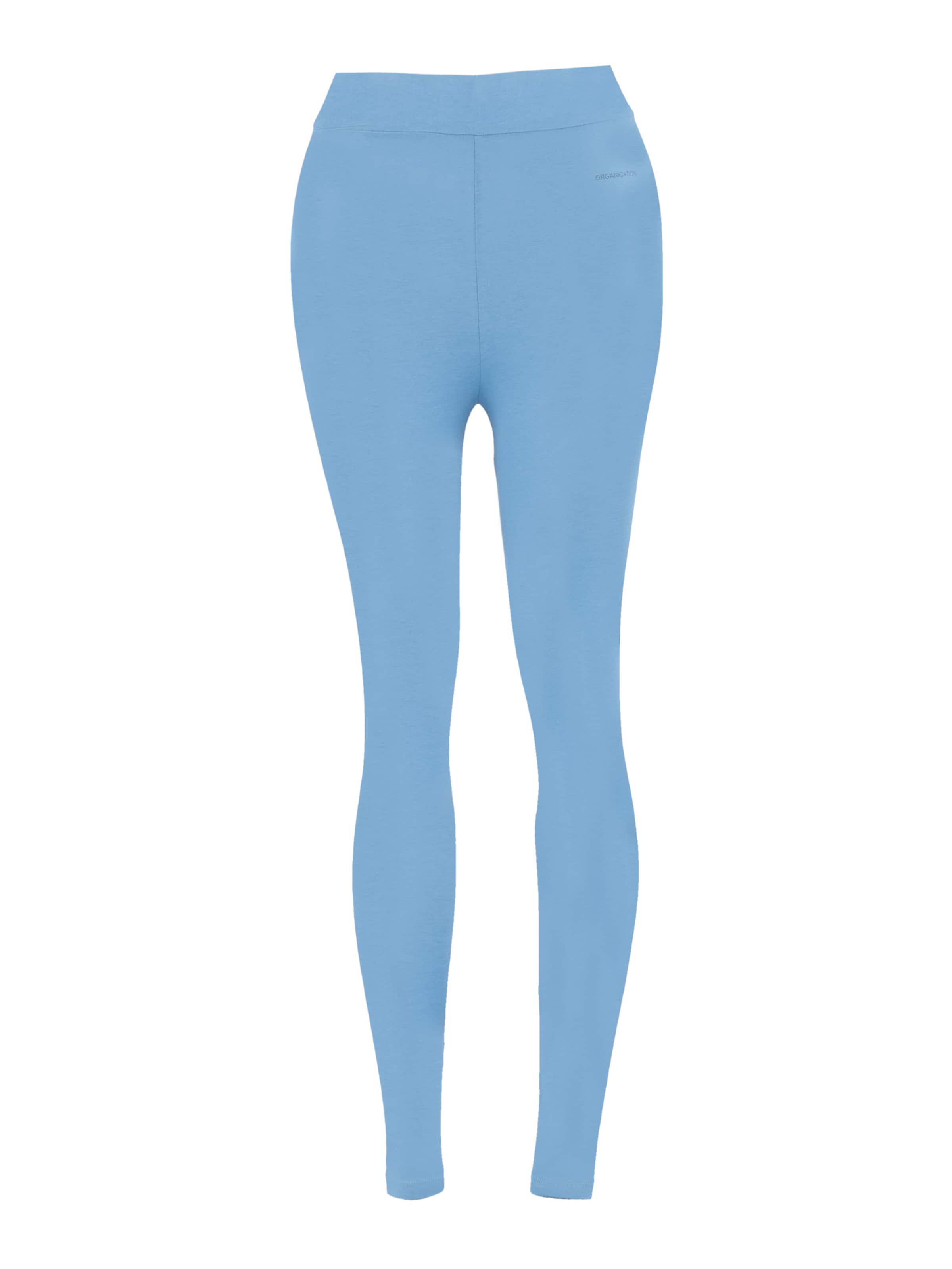Organication Leggings in hellblau, Produktansicht