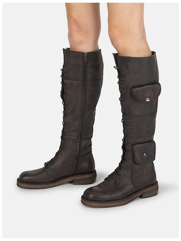 Bottes 'Catrin T019' FELMINI en marron : devant