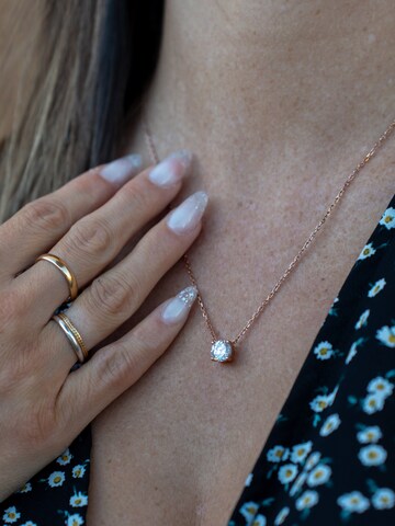 SERASAR Necklace 'Zirconia' in Gold