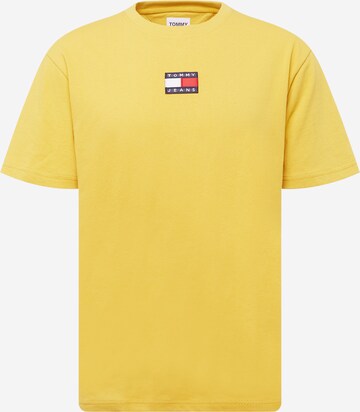 T-Shirt Tommy Jeans en jaune : devant