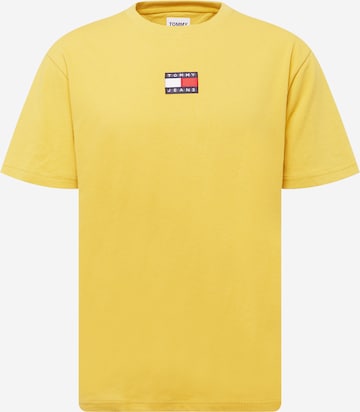 Tommy Jeans Shirt in Yellow: front