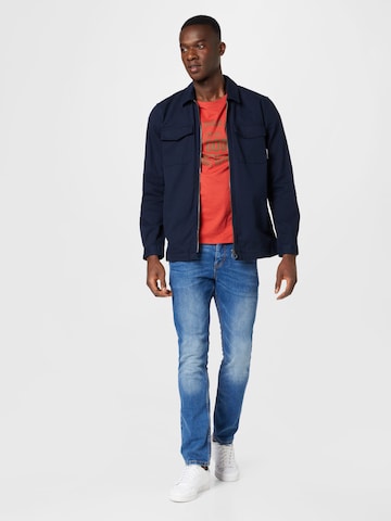 TOM TAILOR DENIM Between-Season Jacket in Blue