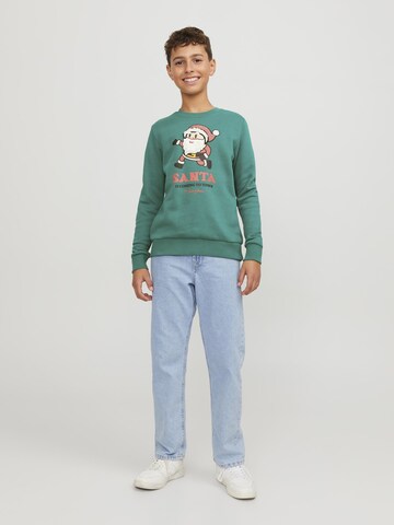 Jack & Jones Junior Sweatshirt 'X-mas' in Groen