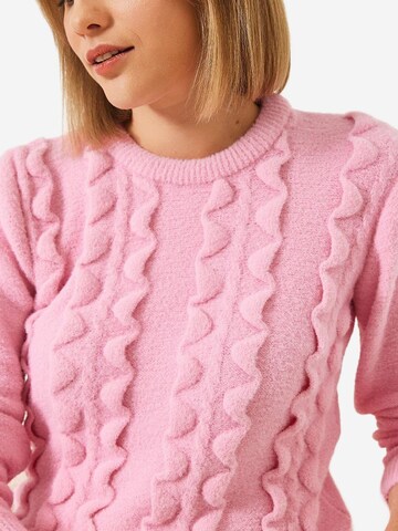 Pullover di Bianco Lucci in rosa