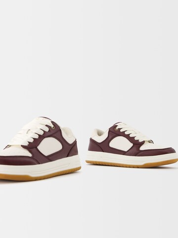 Bershka Platform trainers in Brown