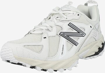 Sneaker bassa '610' di new balance in bianco: frontale