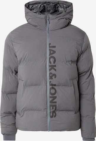 JACK & JONES Winter Jacket 'JJKAITO' in Grey: front